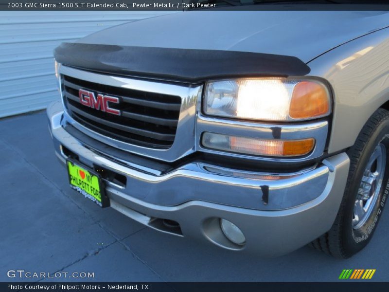 Pewter Metallic / Dark Pewter 2003 GMC Sierra 1500 SLT Extended Cab