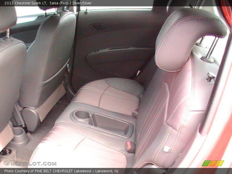 Salsa (Red) / Silver/Silver 2013 Chevrolet Spark LT