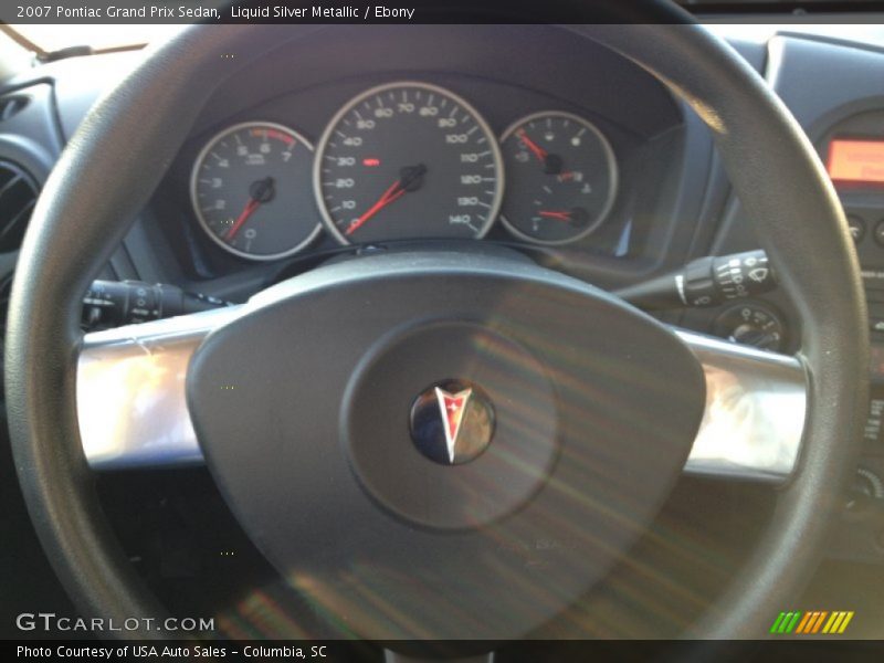 Liquid Silver Metallic / Ebony 2007 Pontiac Grand Prix Sedan