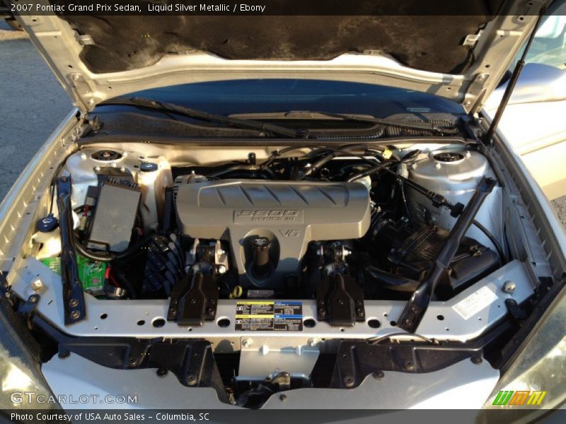 Liquid Silver Metallic / Ebony 2007 Pontiac Grand Prix Sedan