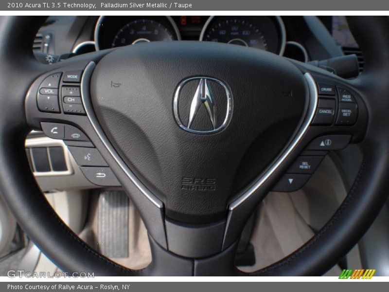 Palladium Silver Metallic / Taupe 2010 Acura TL 3.5 Technology