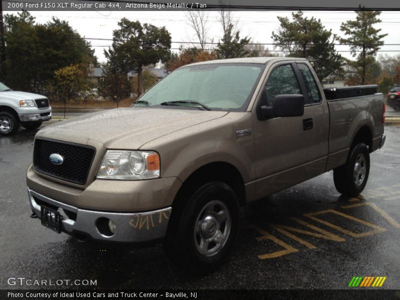 Arizona Beige Metallic / Tan 2006 Ford F150 XLT Regular Cab 4x4