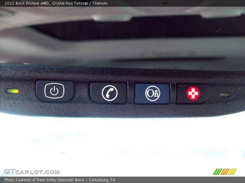 Crystal Red Tintcoat / Titanium 2012 Buick Enclave AWD