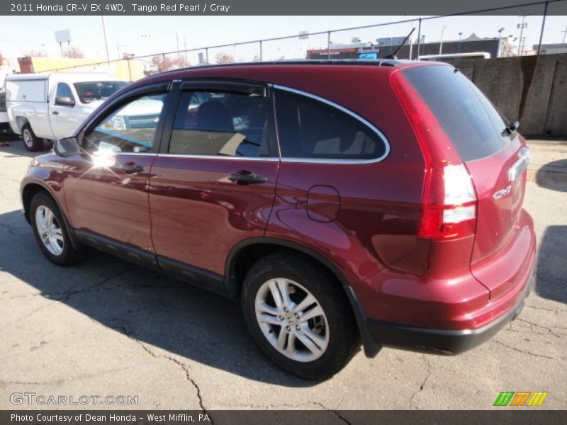 Tango Red Pearl / Gray 2011 Honda CR-V EX 4WD
