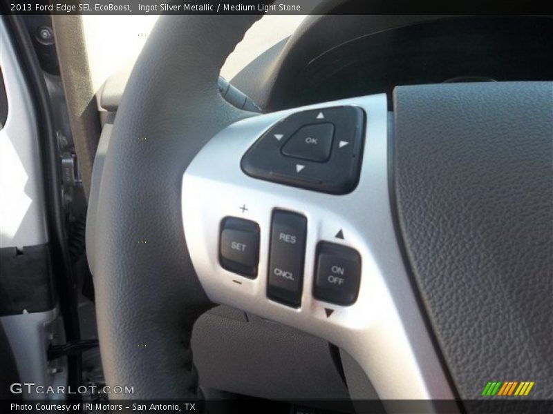 Ingot Silver Metallic / Medium Light Stone 2013 Ford Edge SEL EcoBoost