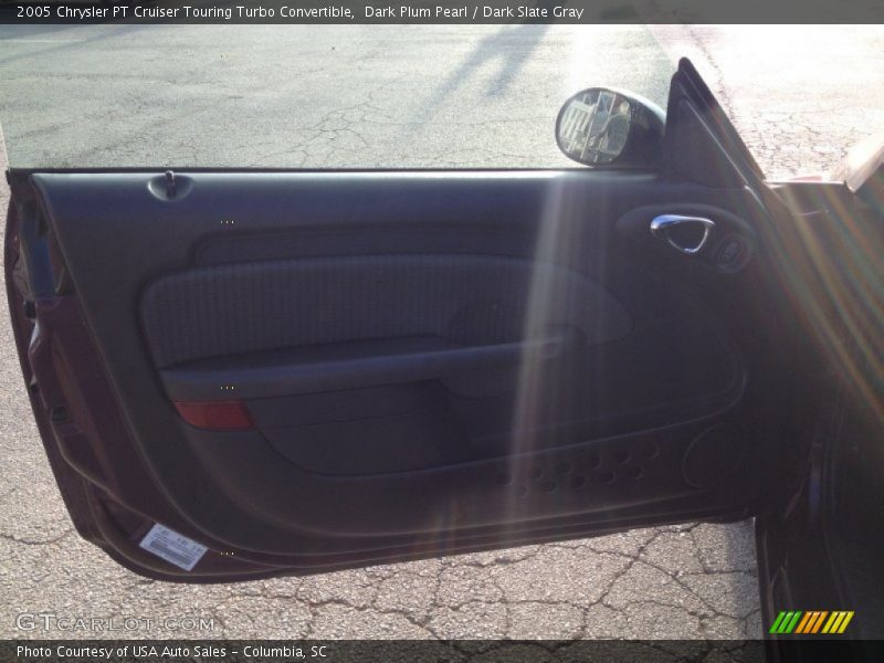 Dark Plum Pearl / Dark Slate Gray 2005 Chrysler PT Cruiser Touring Turbo Convertible