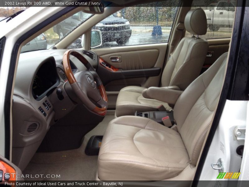 White Gold Crystal / Ivory 2002 Lexus RX 300 AWD