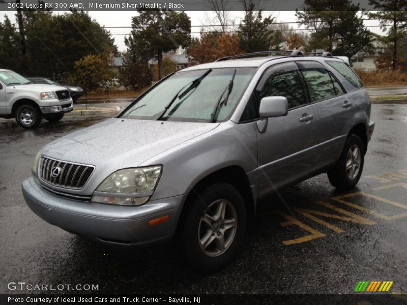 Millennium Silver Metallic / Black 2002 Lexus RX 300 AWD