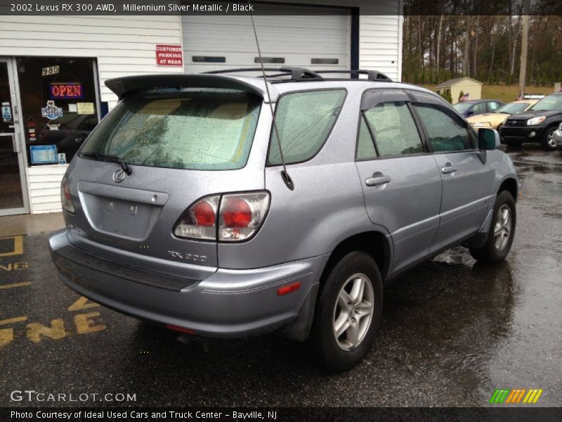 Millennium Silver Metallic / Black 2002 Lexus RX 300 AWD