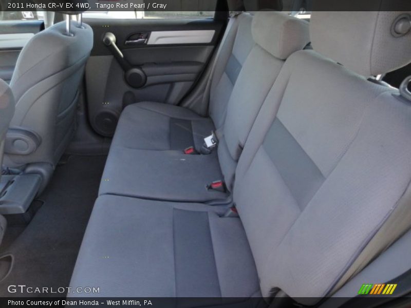 Tango Red Pearl / Gray 2011 Honda CR-V EX 4WD