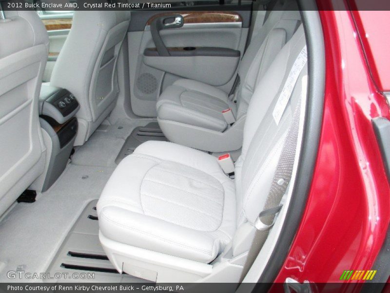 Crystal Red Tintcoat / Titanium 2012 Buick Enclave AWD