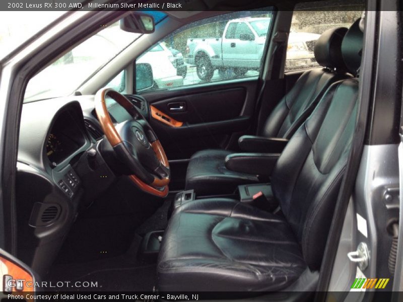 Millennium Silver Metallic / Black 2002 Lexus RX 300 AWD