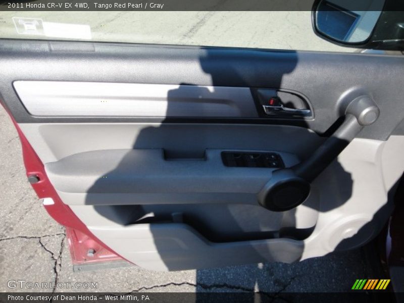 Tango Red Pearl / Gray 2011 Honda CR-V EX 4WD