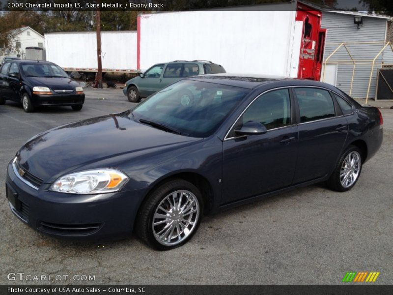 Slate Metallic / Ebony Black 2008 Chevrolet Impala LS