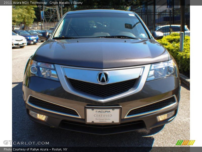 Grigio Metallic / Ebony 2011 Acura MDX Technology