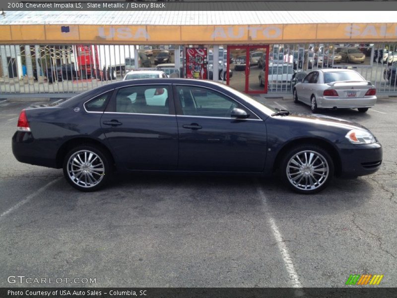 Slate Metallic / Ebony Black 2008 Chevrolet Impala LS