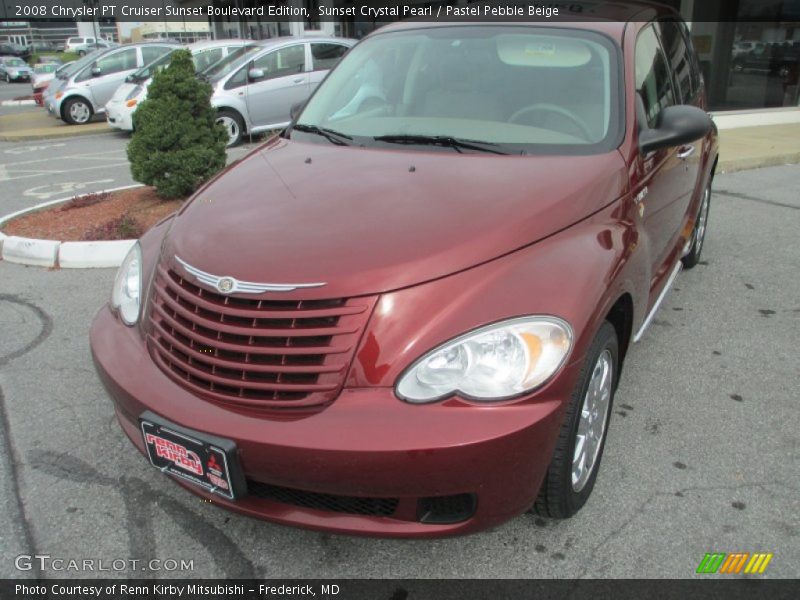 Sunset Crystal Pearl / Pastel Pebble Beige 2008 Chrysler PT Cruiser Sunset Boulevard Edition