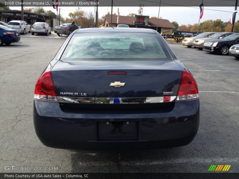 Slate Metallic / Ebony Black 2008 Chevrolet Impala LS