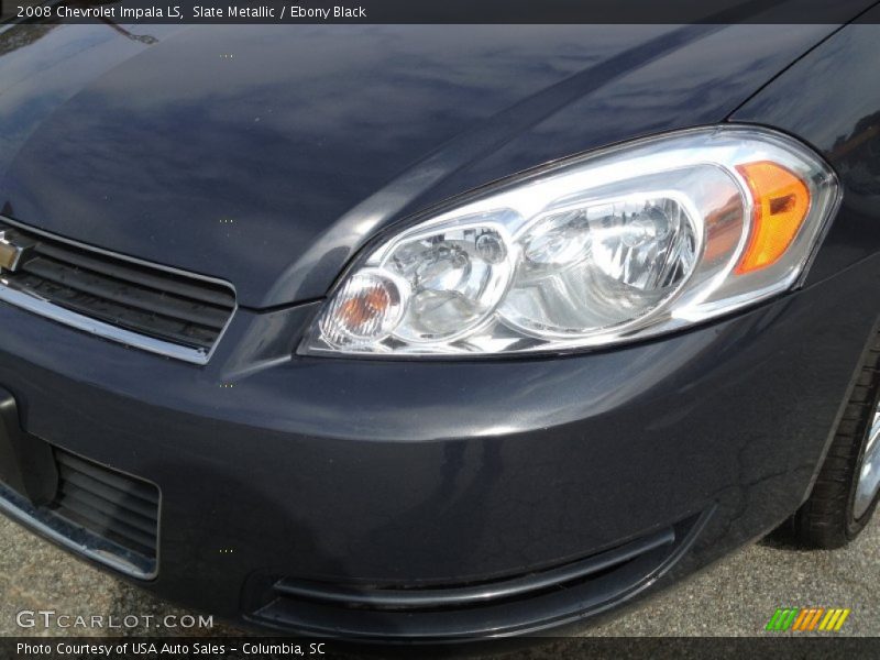 Slate Metallic / Ebony Black 2008 Chevrolet Impala LS