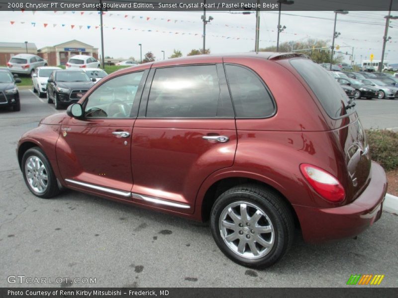 Sunset Crystal Pearl / Pastel Pebble Beige 2008 Chrysler PT Cruiser Sunset Boulevard Edition