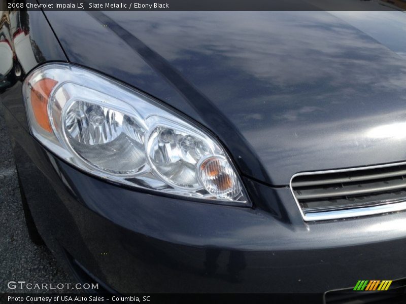 Slate Metallic / Ebony Black 2008 Chevrolet Impala LS