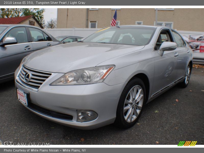 Tungsten Silver Pearl / Light Gray 2010 Lexus ES 350