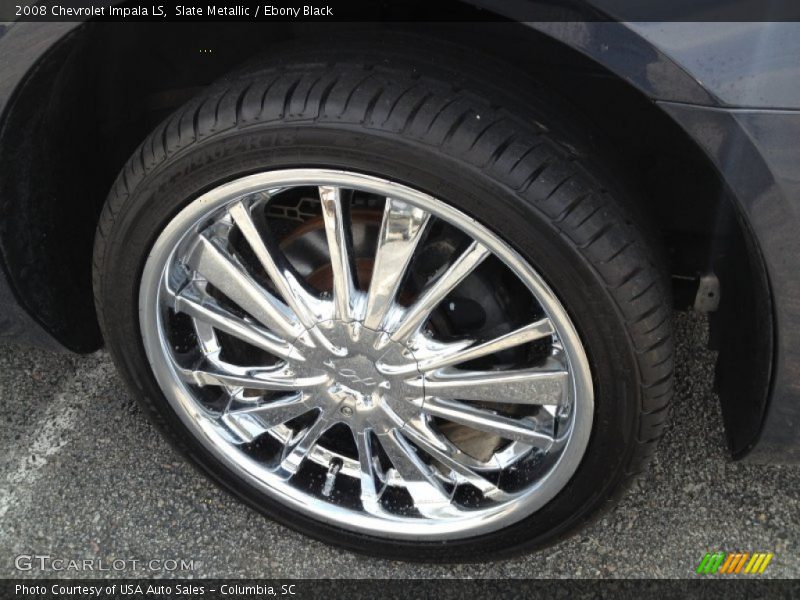Slate Metallic / Ebony Black 2008 Chevrolet Impala LS
