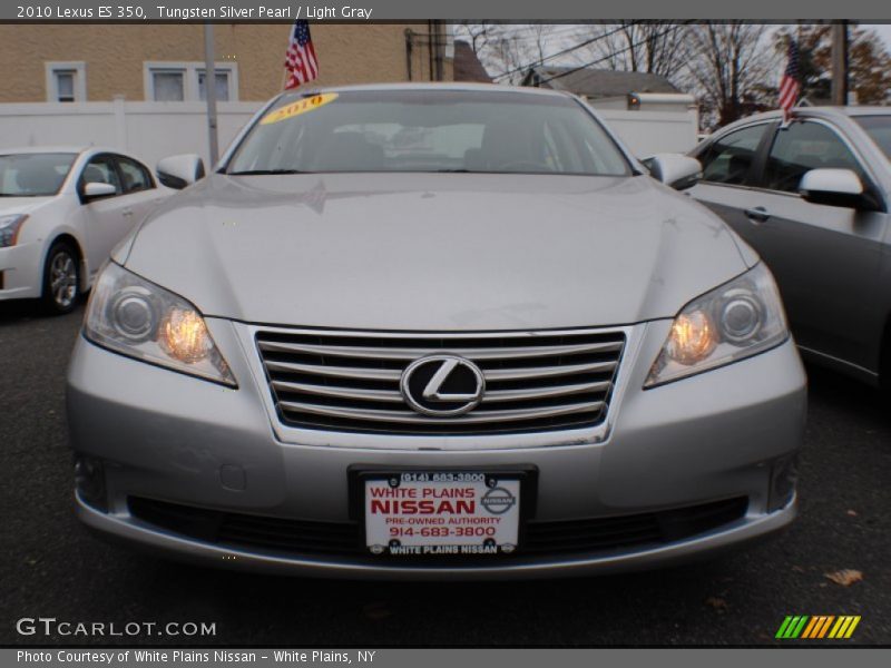 Tungsten Silver Pearl / Light Gray 2010 Lexus ES 350
