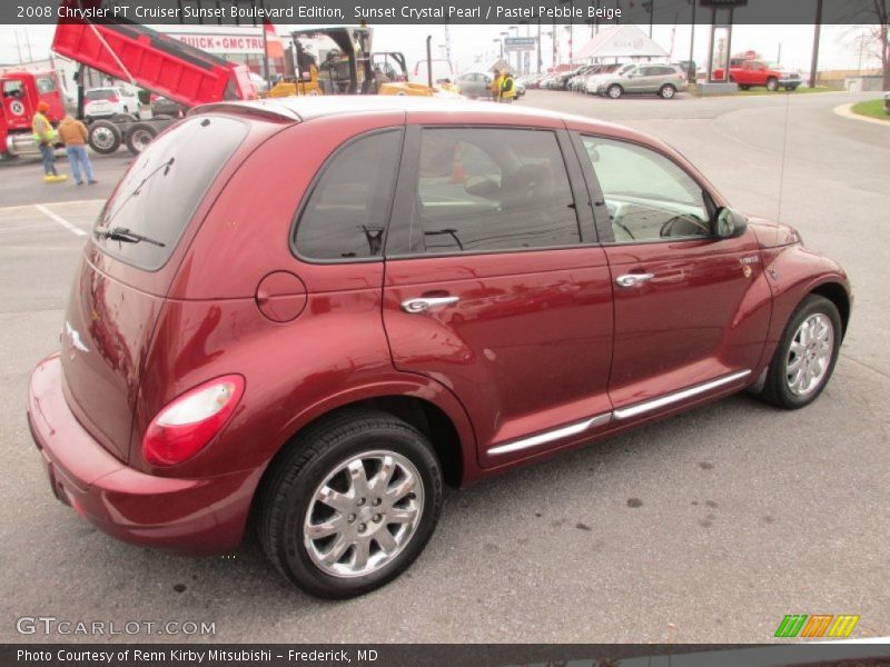 Sunset Crystal Pearl / Pastel Pebble Beige 2008 Chrysler PT Cruiser Sunset Boulevard Edition