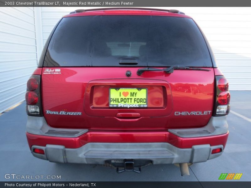 Majestic Red Metallic / Medium Pewter 2003 Chevrolet TrailBlazer LT