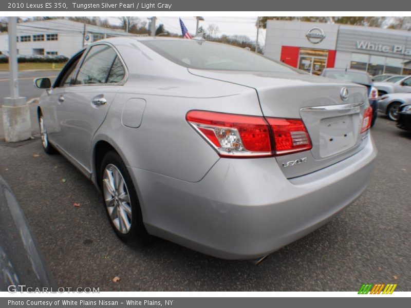 Tungsten Silver Pearl / Light Gray 2010 Lexus ES 350