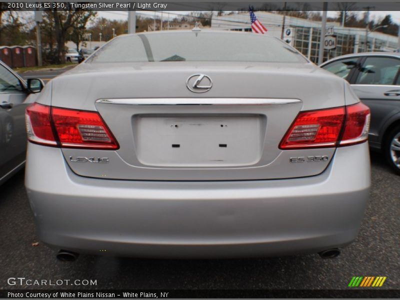 Tungsten Silver Pearl / Light Gray 2010 Lexus ES 350