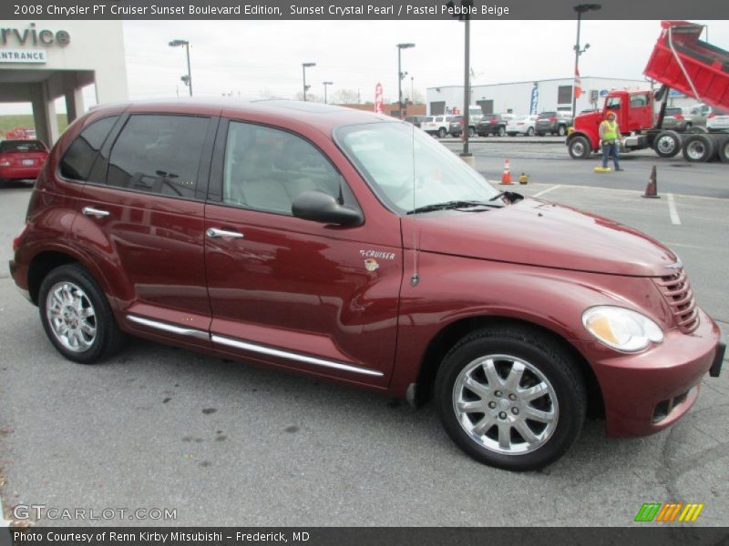 Sunset Crystal Pearl / Pastel Pebble Beige 2008 Chrysler PT Cruiser Sunset Boulevard Edition