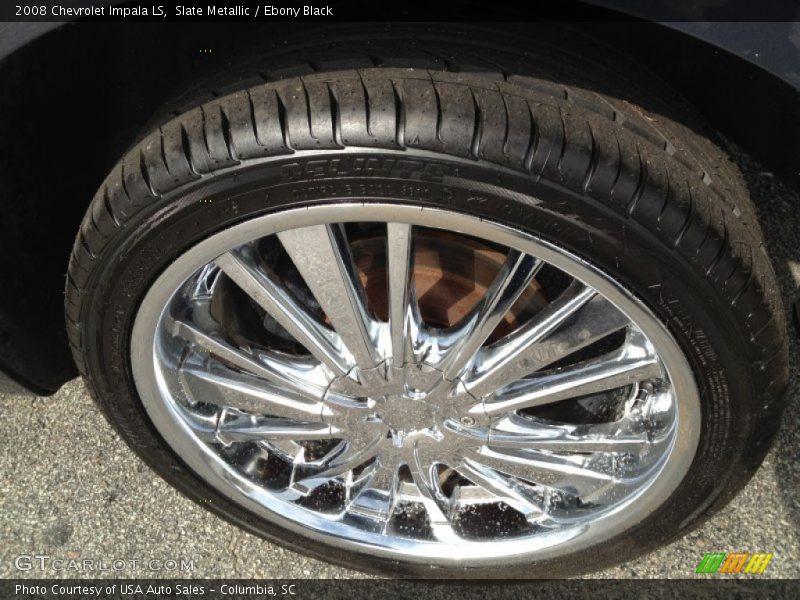 Slate Metallic / Ebony Black 2008 Chevrolet Impala LS