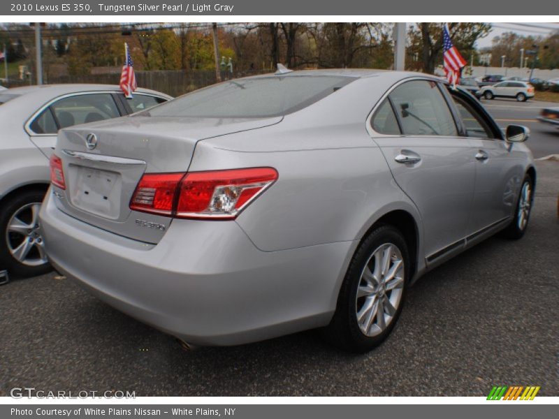 Tungsten Silver Pearl / Light Gray 2010 Lexus ES 350