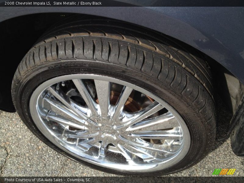 Slate Metallic / Ebony Black 2008 Chevrolet Impala LS