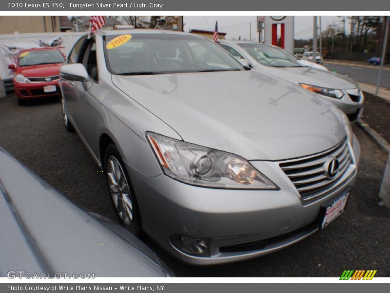 Tungsten Silver Pearl / Light Gray 2010 Lexus ES 350