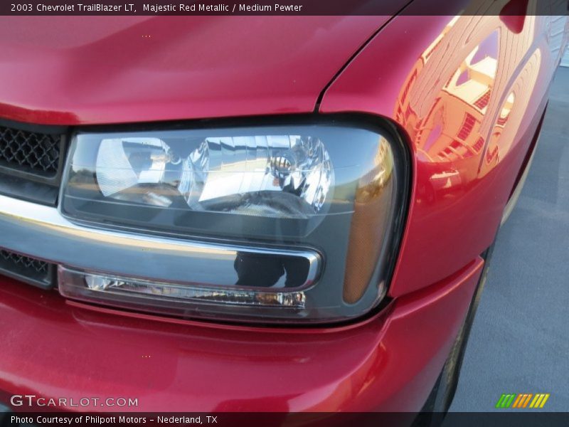 Majestic Red Metallic / Medium Pewter 2003 Chevrolet TrailBlazer LT