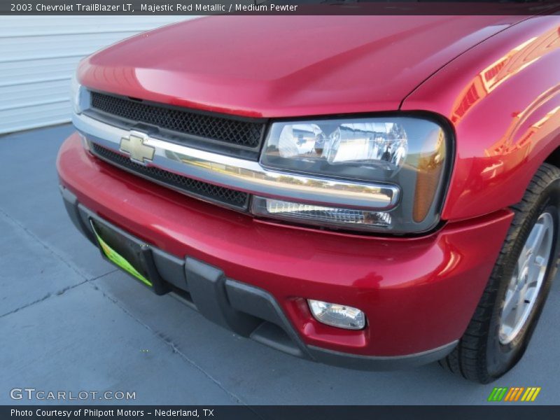 Majestic Red Metallic / Medium Pewter 2003 Chevrolet TrailBlazer LT