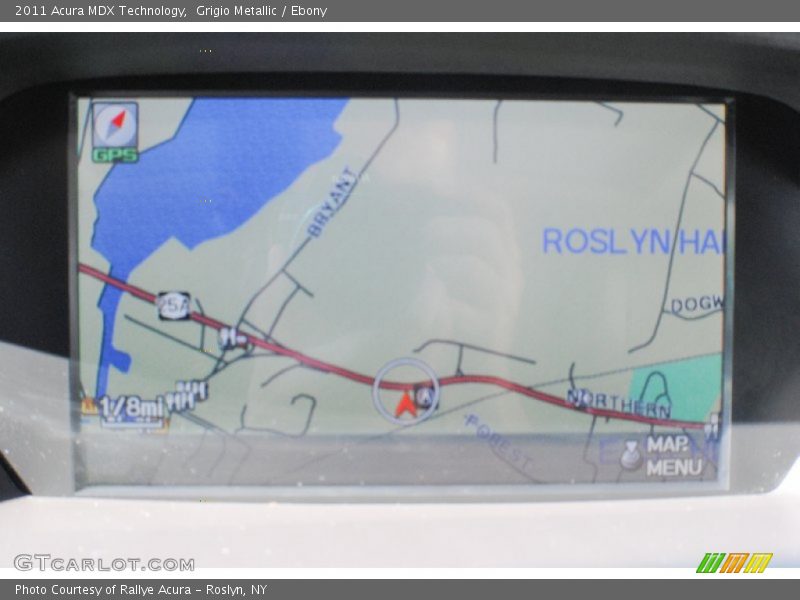Grigio Metallic / Ebony 2011 Acura MDX Technology