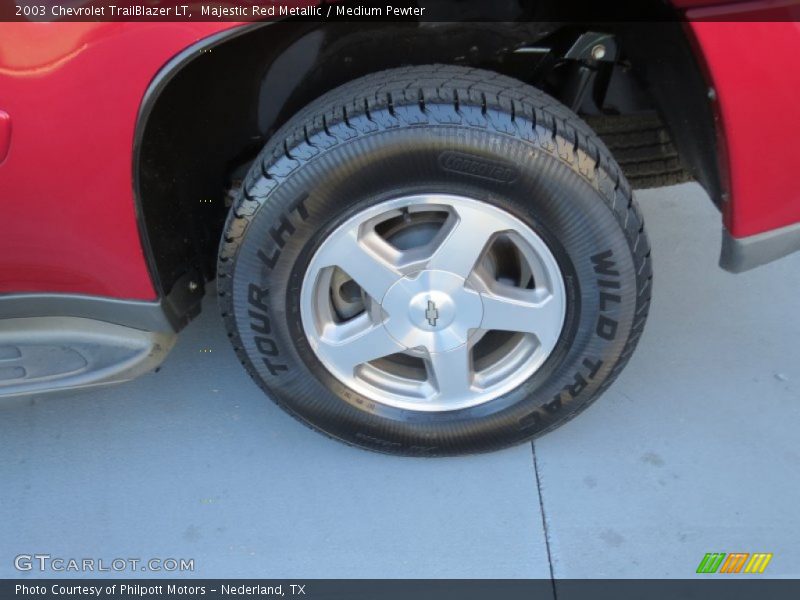 Majestic Red Metallic / Medium Pewter 2003 Chevrolet TrailBlazer LT