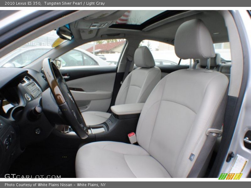 Tungsten Silver Pearl / Light Gray 2010 Lexus ES 350