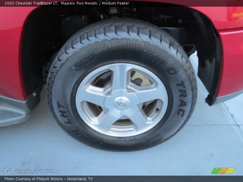 Majestic Red Metallic / Medium Pewter 2003 Chevrolet TrailBlazer LT