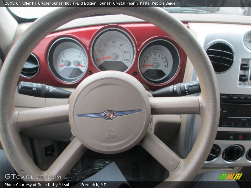 Sunset Crystal Pearl / Pastel Pebble Beige 2008 Chrysler PT Cruiser Sunset Boulevard Edition