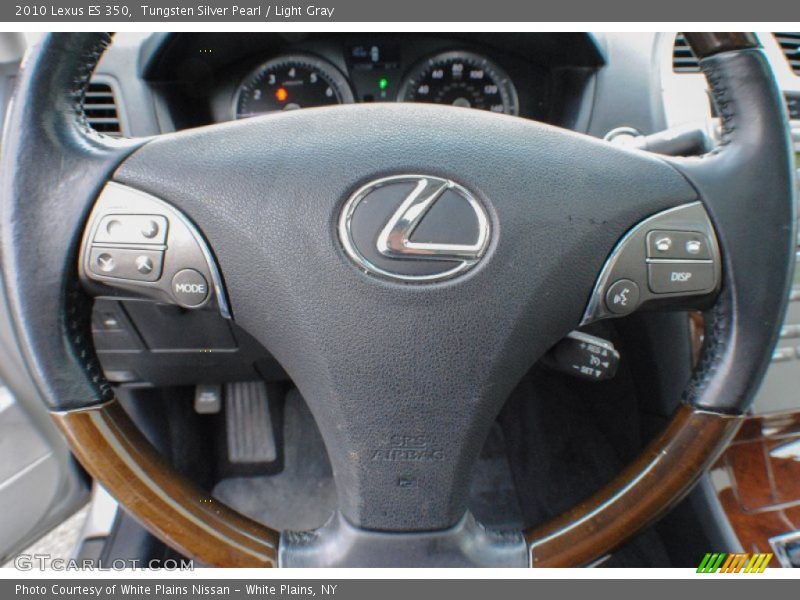 Tungsten Silver Pearl / Light Gray 2010 Lexus ES 350