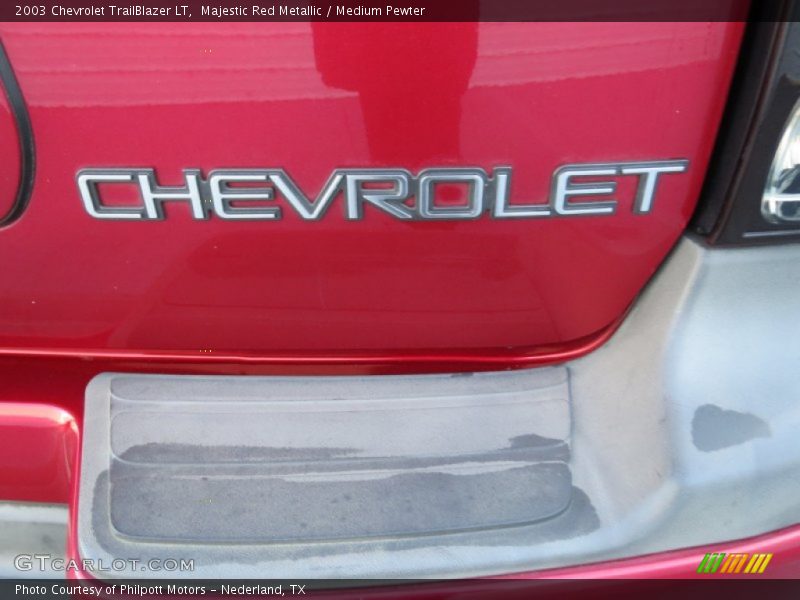 Majestic Red Metallic / Medium Pewter 2003 Chevrolet TrailBlazer LT