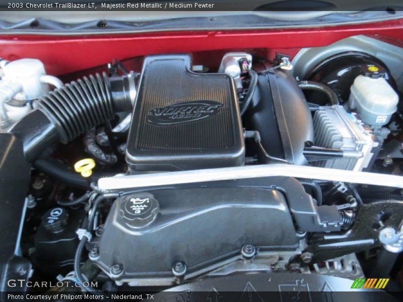 Majestic Red Metallic / Medium Pewter 2003 Chevrolet TrailBlazer LT