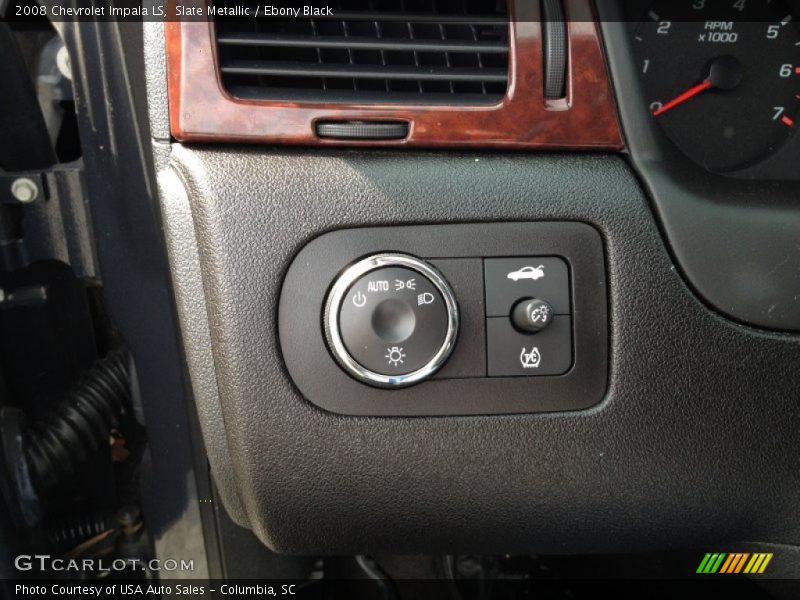 Slate Metallic / Ebony Black 2008 Chevrolet Impala LS