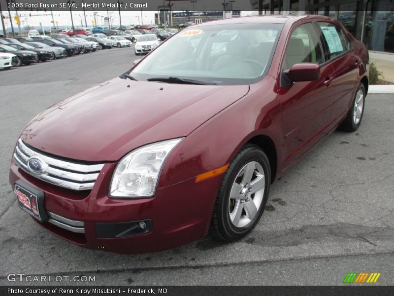 Merlot Metallic / Camel 2006 Ford Fusion SE V6