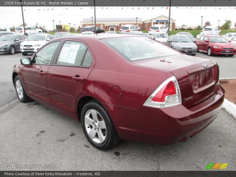 Merlot Metallic / Camel 2006 Ford Fusion SE V6